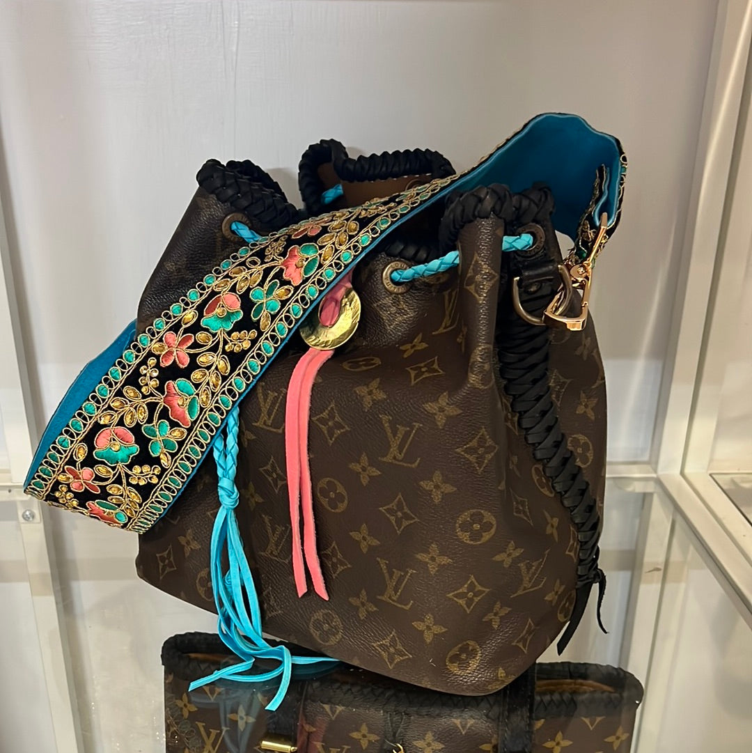 upcycled louis vuitton bag